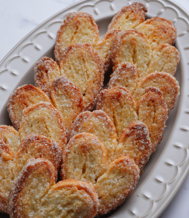 Classic French Palmier Cookies