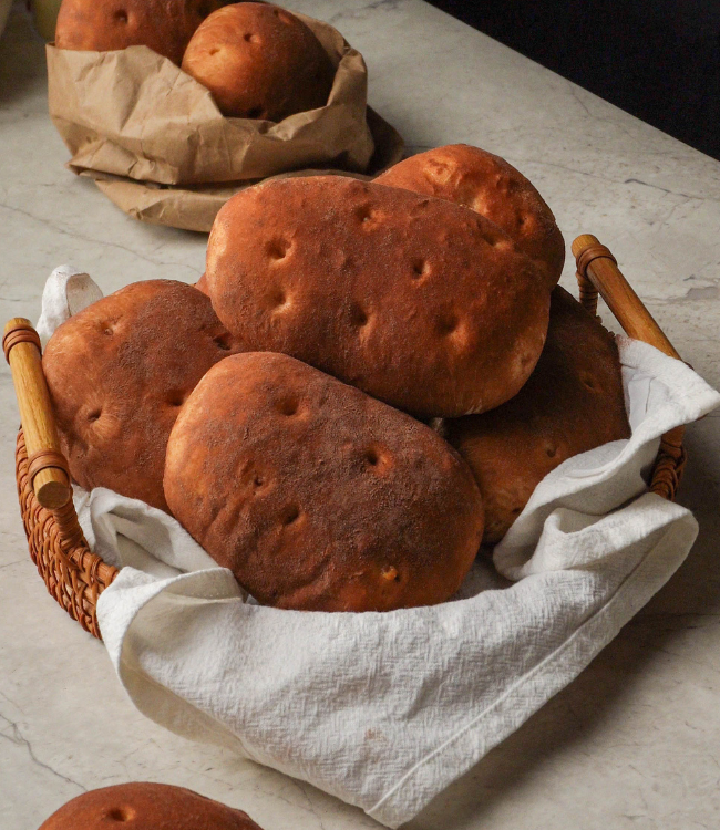Cheesy Potato Bread Rolls