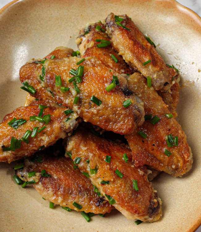 Parmesan Butter Chicken Wings