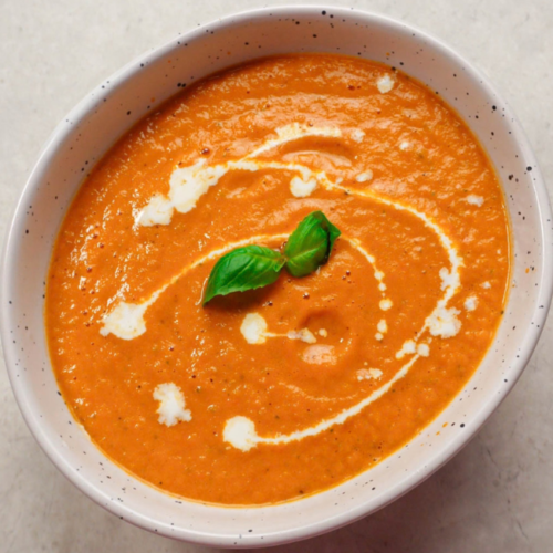 Roasted Tomato & Garlic Soup